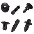 thumbnail image 1 of 50 Pcs 6mm x 12mm Plastic Rivets Car Push Clips & 100 Pcs 7mm Hole Plastic Rivets Fastener Car Fender Bumper Push Clips, 1 of 8