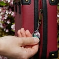 thumbnail image 3 of Art Is Not A Crime Graffiti Jacket Handbag Purse Luggage Backpack Zipper Pull Charm, 3 of 4