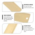 thumbnail image 5 of SWETRACE Brass Straight Ruler with Clear Markings for Professional Drawing and Measurement Use, 5 of 6