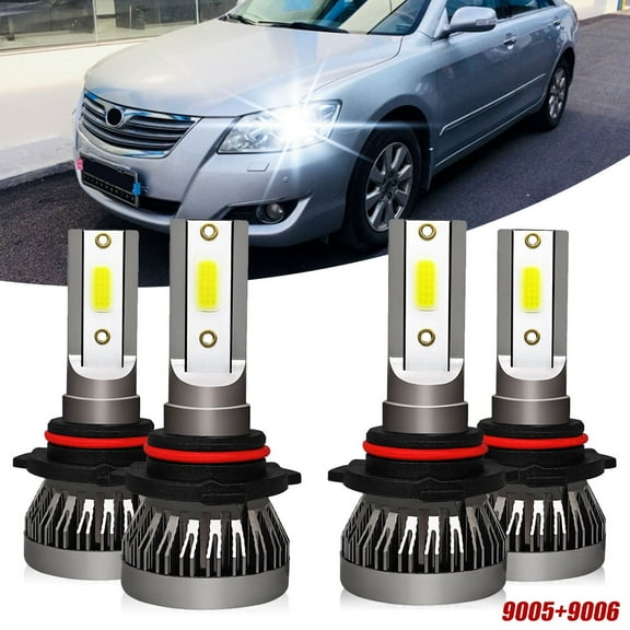 For TOYOTA RAV4 2006-2015 4x LED Combo Headlight Bulbs High Low Beam Kit Replacement 6000K