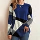 thumbnail image 1 of Puntoco Mujer Casual Cuello Redondo Manga Larga Impreso Camisa Suelta Blusa tops Puntoco Puntoco-819, 1 of 8