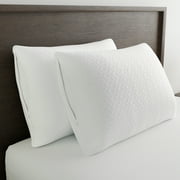 AllerEase Platinum Pillow Cover Protector, Standard/Queen - Zippered, Bedbug Barrier (2 Count)