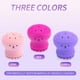 thumbnail image 5 of 3 cepillos faciales pequeños de pulpo en polvo, morado y rojo rosa. Xemadio WRMH-481, 5 of 6