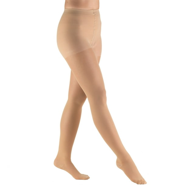 Truform Sheer Pantyhose 2030 mmHg, Beige, Medium