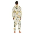 thumbnail image 4 of FORMRS Onesies Pajama for Adults Unisex Hoodie Winter Jumpsuit One Piece Sleepwear, Sizes S-2XL, White Rabbits, 4 of 7