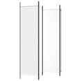 thumbnail image 3 of vidaXL 4-Panel Room Divider White 200x200 cm Fabric, 3 of 5