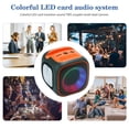 thumbnail image 1 of Altavoces de música Compatible con Bluetooth 5.3 Altavoz estéreo inalámbrico de 7 W Suministros para fiestas Likrtyny Para estrenar, 1 of 3
