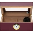 thumbnail image 6 of Quality Importers Glasstop Humidor, Red, 6 of 7