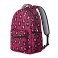 thumbnail image 2 of Black and Pink Leopard Print Backpack for School, Cute School Bag with Adjustable Shoulder Straps and Padded Back, 15.3"x11"x7.1", 2 of 5