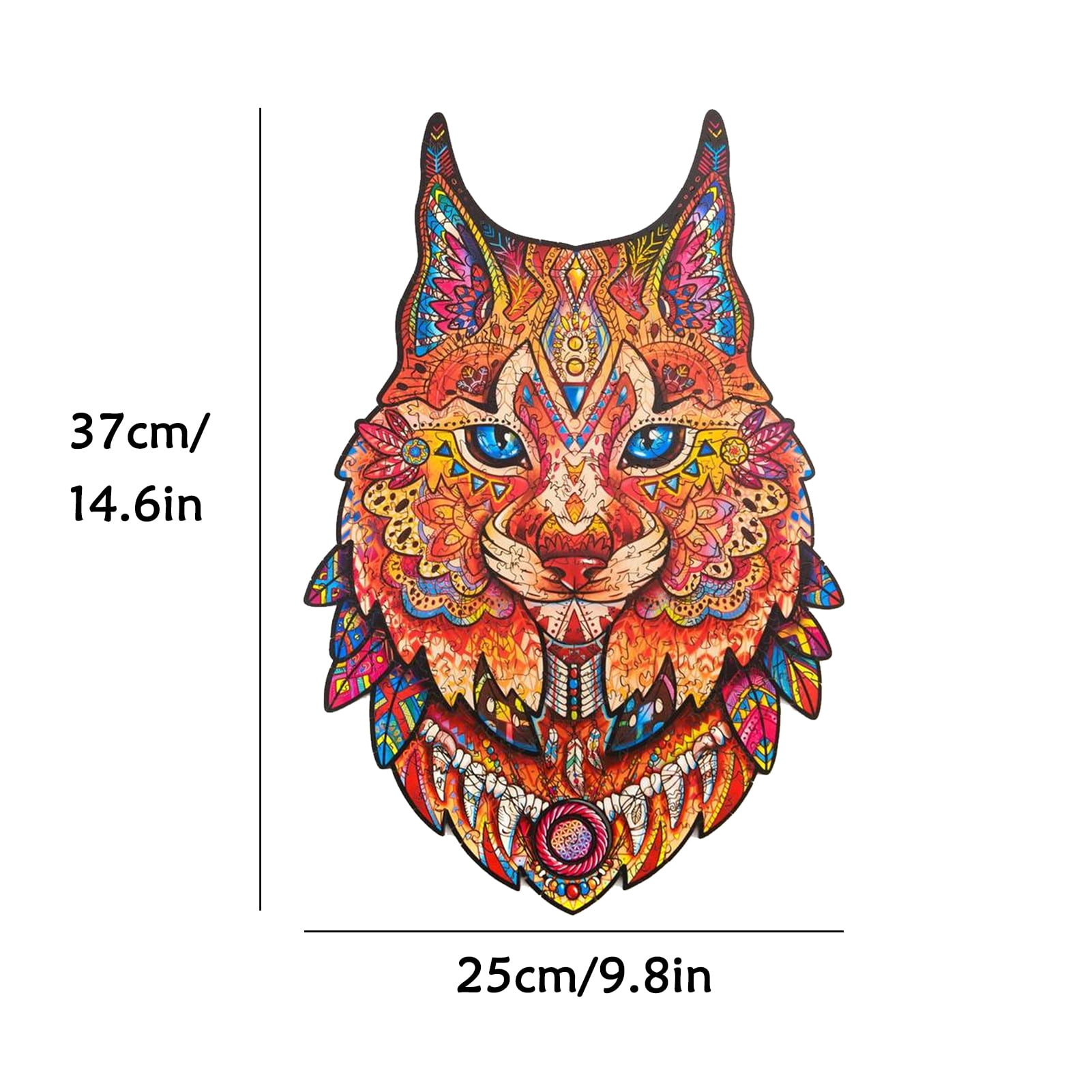 Beautiful Animal for Adults and 8+ Ages up Teens Puzzle Wooden Jigsaw Puzzles Cat Puzzle 138 Pieces Jigsaw Puzzles with Different Shapes