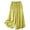 Yellow, variant on Hvyesh Women's Wide Leg Pants Cotton Loose Layered Capris Yoga Palazzo Culottes Elastic Waist Trousers Flowy Beach Pants 2025 Summer