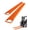 Orange, variant on Forklift Extensions, 84" Fork Extensions 5.5" Width, Heavy Duty Steel Pallet Extensions for Forklifts, 1 Pair Forklift Extensions for Forklift Truck