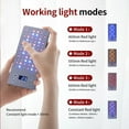 thumbnail image 4 of Handheld Multi-Color Wellness Light, Portable LED Panel for Relaxation and Meditation, Personal Ambient Mood Light with Timer for At-Home Spa Atmosphere, 4 of 17
