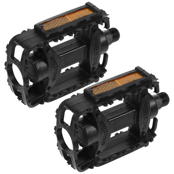 MELIVO Replacement Bike Pedal Bicycle Pedals Aluminum 1 Pair Black
