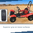 thumbnail image 4 of AlveyTech Black 13x5.00-6 Pneumatic Tire with Q129 knobby Tread, Parts for ATV, Go-Kart & Dune Buggy, 4 of 10
