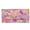 Colorful Butterfly Pattern, variant on Vintage Wild Rose Pattern Long Trifold Wallet, Leather Long Wallet for Working, Commuter Large Capacity Women's Trifold Wallet