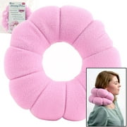 Remedy Amazing Travel Lumbar Headrest Neck Pillow Pink