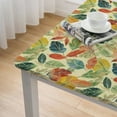 thumbnail image 5 of HAOXIT Autumn Pattern Square Tablecloth,Stain Wrinkle Resistant Reusable Washable Print,for Kitchen Camping Birthday Dining Dinner Outdoor(Multicolor) 52*52, 5 of 8