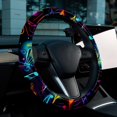 thumbnail image 6 of Note 14.5 Inch Printing PVC Leather Steering Wheel Cover Auto Accessories, 6 of 6