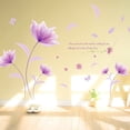 thumbnail image 3 of Adhesivo de pared de flores Wosthever autoadhesivo portátil impermeable para el hogar dormitorio sala de estar oficina, 3 of 6