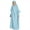 Light Blue, variant on IBTOM CASTLE Kids Girls Long Sleeve Full Cover Hijab Kaftan Dubai Islamic Prayer Dress Abaya Muslim Hooded Robe Ramadan Clothing 12-13 Years Black