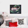 thumbnail image 4 of Lsque Snake Holding A Lotus Print Wall Art – Decorative Picture for Living Room, Bedroom, and Office (Horizontal), 4 of 6
