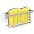 thumbnail image 1 of Soporte de esponja HLOOL para fregadero de cocina plateado, 1 of 5