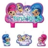 Shimmer and Shine Birthday Candles - Set of 4