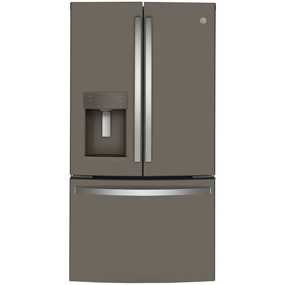 GE 22.1 Cu. Ft. Counter-Depth French-Door Refrigerator Slate - GYE22GMNES