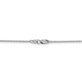 thumbnail image 4 of Leslie's Real 14kt White Gold 1.5mm Diamond Cut Rolo Chain; 18 inch; Lobster Clasp; for Adults and Teens; for Women and Men, 4 of 5