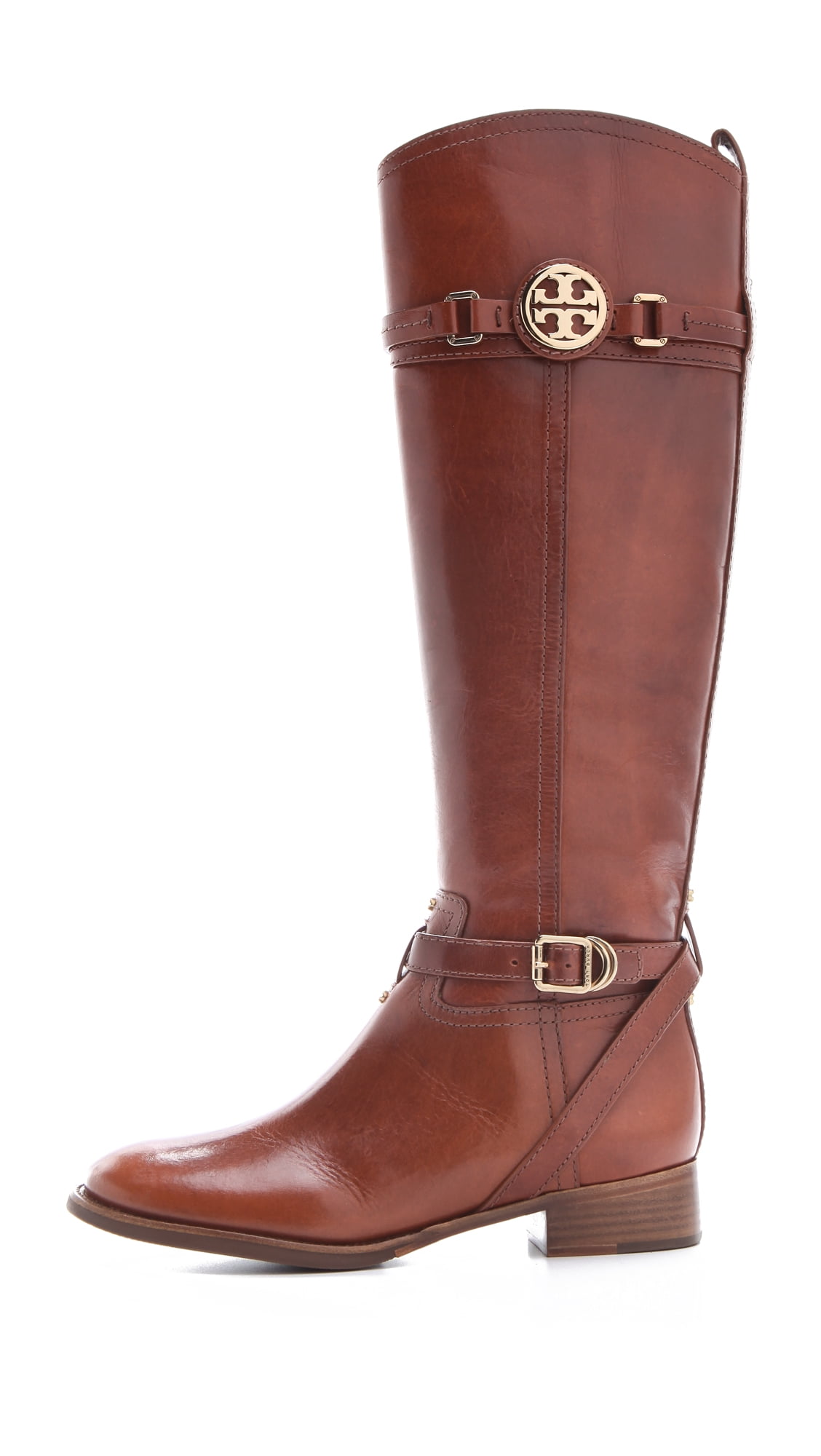 tory burch leather riding boots