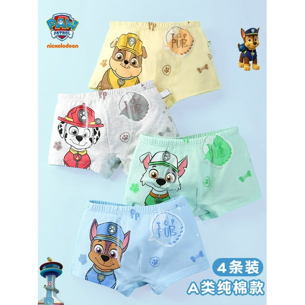 Braguitas Niña Años Pack De Calzoncillos De Paw Patrol Para Niña Rosa  Y Gris, 100% Algodón Calzoncillos Patrulla Canina Años