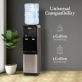thumbnail image 2 of Igloo 3 to 5 Gallon Top Loading Water Cooler, Child Safety Lock, Stainless Steel, 2 of 6