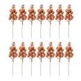 thumbnail image 2 of Toystoory 14 piezas de decoración de flores de árbol de Navidad, adorno de boda DIY, accesorios de diseño multiusos, accesorio de compromiso para el Kits de decoración para fiestas Bronce Toystoory HA068358-03, 2 of 6