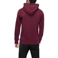 thumbnail image 2 of X RAY Men's Hoodie Jacket, Active Sport Casual Fleece Sweatshirt for Men, Oxblood - Fleece Hoodie Zipper, 3X-Large, 2 of 6