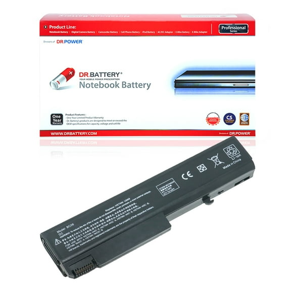 DR. BATTERY - Replacement for Compaq 6730b / HP EliteBook 6930p / 8440p / 8440w / HP ProBook 6450b / 6455b / 6735b / 6550b / 482962-001 / 486296-001 / HSTNN-IB68 / HSTNN-UB68 / TD06 [10.8V / 48Wh]