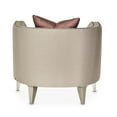 thumbnail image 5 of Michael Amini Linea Matching Accent Chair - Metallic/Silver Mist, 5 of 14