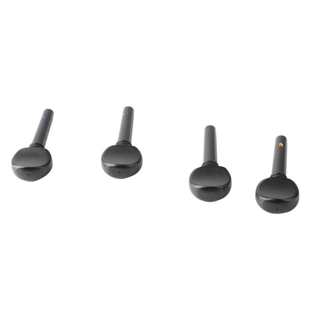 4Pcs Violin Tuning Peg Portable Fine Appearance Wood Violin Peg Replacement Black