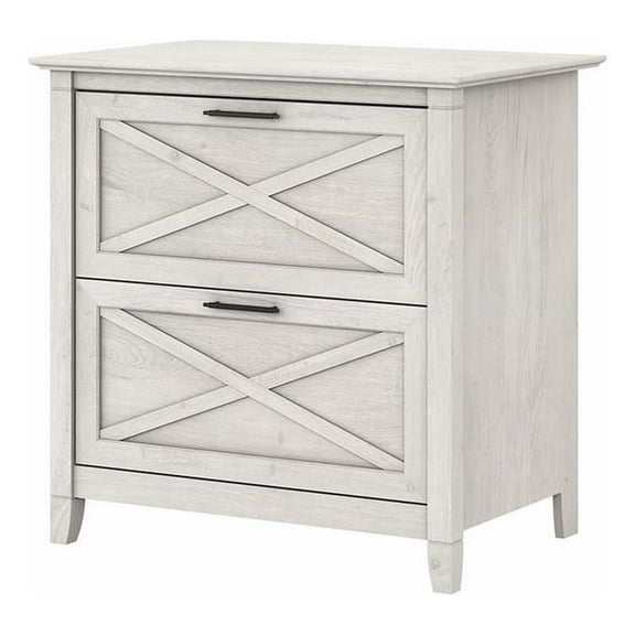 UrbanPro 2 Drawer Lateral File Cabinet in Linen White Oak - Engineered Wood