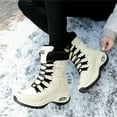 thumbnail image 7 of YOURDIARY Womens Snow Boots Winter Comfortable Warm Waterproof Outdoor Boots Faux Fur Lined Lace-Up, 7 of 7