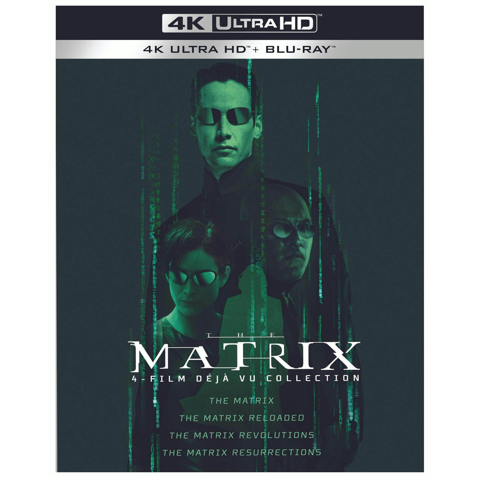 The Matrix: 4-Film Déjà Vu Collection (4K Ultra HD + Blu-ray)