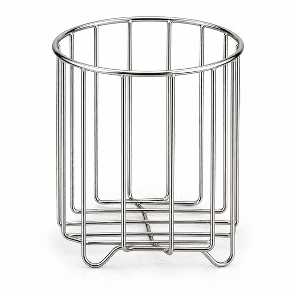 Countertop Trash Can, 3.4QT Mini Stainless Steel Waste Basket for Kitchen Counter, Coffee Bar, Office Desk & Bathroom, Small Open Top Garbage Bin
