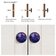 thumbnail image 4 of 4 Pcs Universe Knobs for Kitchen Cabinet Cupboard Dresser Bookcase Drawer Pulls Handles Round Home Decor, 4 of 5