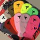 thumbnail image 4 of Gorro de 3 agujeros con diseño de corazón roto, pasamontañas para Año Nuevo, 4 of 5