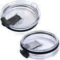 thumbnail image 5 of 2 PCS Splash Spill Proof Lid for RTIC YETI Ozark Trail Rambler 30 Oz Tumbler Cup, 5 of 13