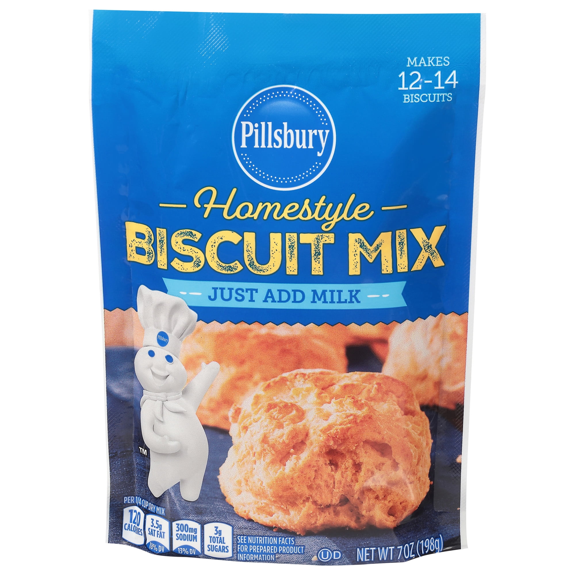 (12 pack) Pillsbury Homestyle Biscuit Mix, 7 oz Bag