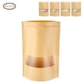 thumbnail image 2 of Bolsa Kraft, 50 piezas, bolsas con cierre hermético para almacenamiento de alimentos, bolsas con cierre hermético, bolsas con cierre hermético de alta capacidad, 2 of 7