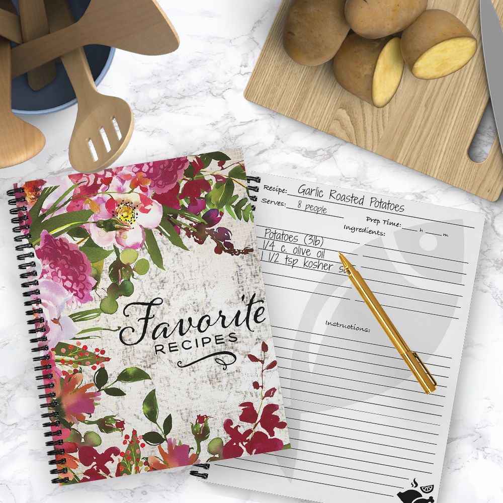 Gotcha Covered Recipe Notebook, 8.5" x 11", 120 Pages photo 3