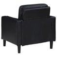 thumbnail image 6 of Ruth Upholstered Track Arm Accent Chair Black, 6 of 10