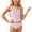 Light Pink, variant on Teens Girls Swimsuits 2 Piece Bathing Suits Swimsuit for Swimming Beach Pool with Soft Floral Swimwear 4-5 Years